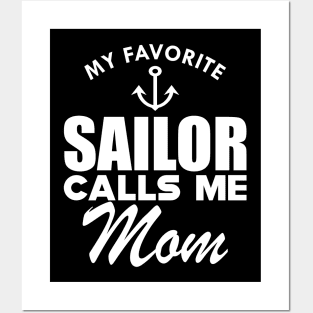 Sailor Mom w Posters and Art